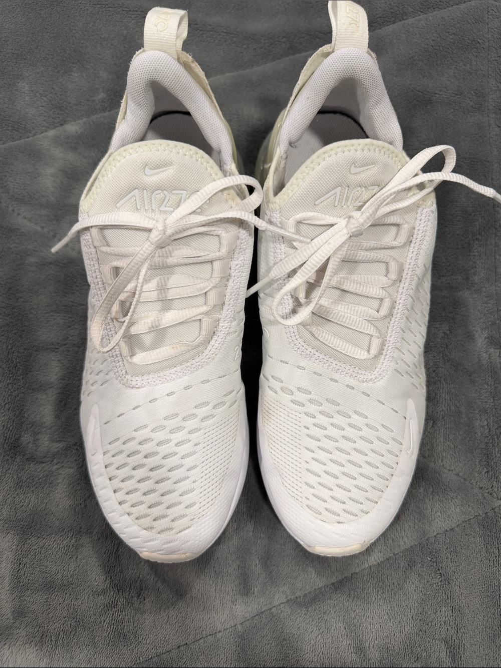 Nike Air Max 270 White Off-White Sneakers - Picture 2 of 5